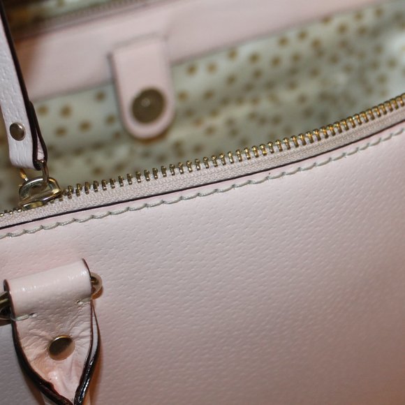 Kate Spade New York large pink leather tote with compartements EUC - Picture 7 of 16